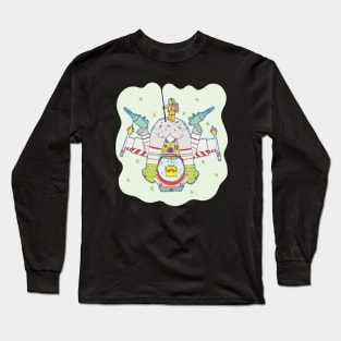 Kissmyasstronaut (Dark) Long Sleeve T-Shirt